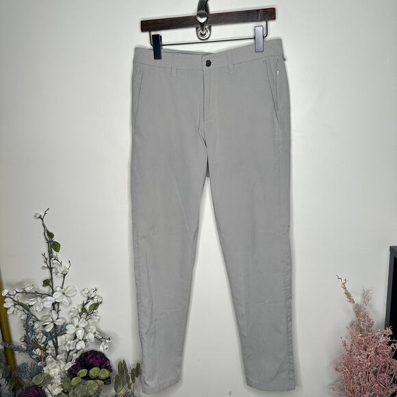 LULULEMON Commission Slim-Fit Pant 31" *Ventlight Gray White Opal Sz 31 {3E19} - Picture 2 of 5